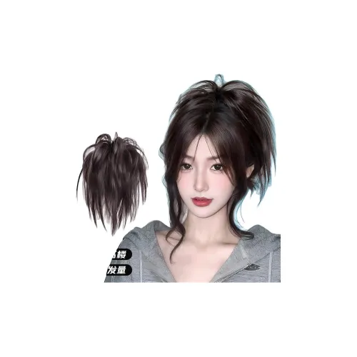 Future Maple Курица Заколка-краб Перук Горячая девушка Полузакрепленная Курица Перо Шаттлкоки Головной убор FLUFFY Цветочная почка