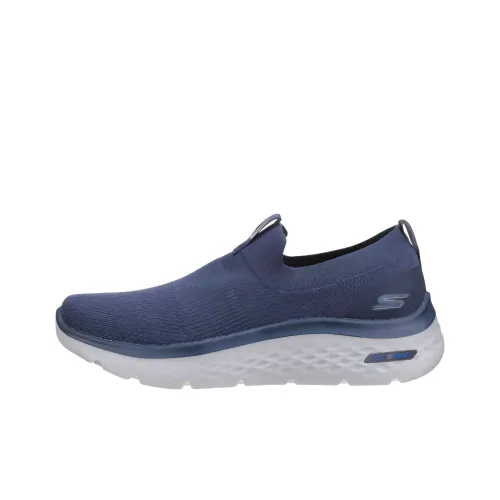 Skechers Go Walk Hyper Burst Low Топ Повседневная обувь Мужская Морской синий