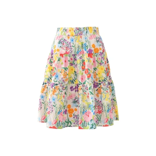 MJB Желтая Женская Повседневная Длинная Юбка