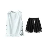 2 пачки (Белый топ + Черные шорты)