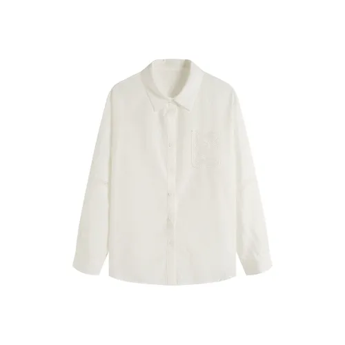 MIGU Белые Женские Рубашки