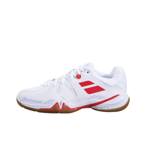 Babolat SHADOW SPIRIT Бадминтонная обувь Низкий топ Белый Красный Женский
