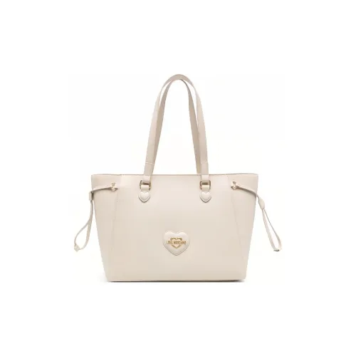 LOVE MOSCHINO Полиуретан Тоут Сумка Сумка для покупок Сумка на плечо Сумка Женская Светлый Бежевый