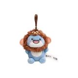 10 см Пухлый Акула-Большой Брат Акула В Положении Сидя с Длинными Волосами