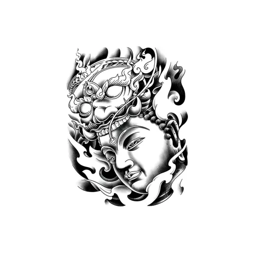 LIEJI Weidu Сердце Sutra Травяной Татуировочный Наклейка