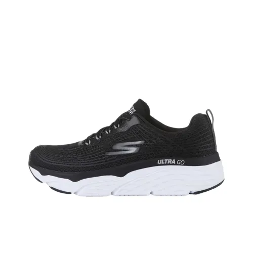 Skechers MAX CUSHIONING ELITE Низкие Беговые Кроссовки Женские Черные