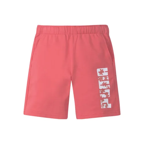 PUMA KIDS Шорты Детские Кораллово-Розовые