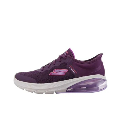 Skechers GO WALK Air 3,0 Амортизация Низкий Топ Повседневная Обувь Женская Темно-фиолетовая