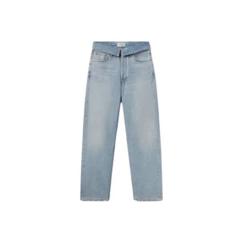 AGOLDE Джинсы Женские Светло-Синий