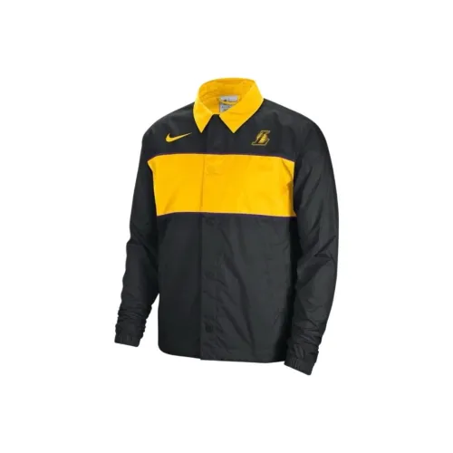 nike Куртки и Пальто Мужские Черный Желтый