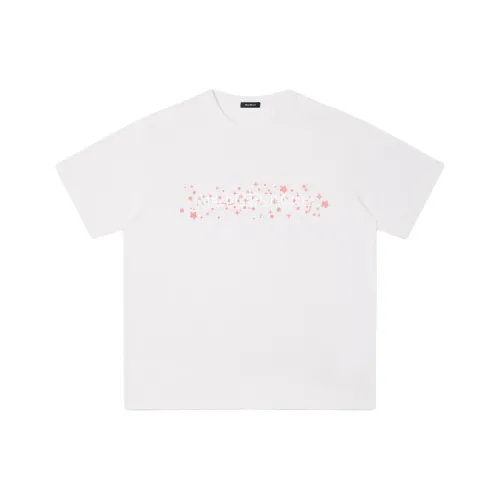 Menblero Белая Унисекс Футболка