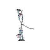 Многоцветные чистые цветные бусины / Трехцветный такса