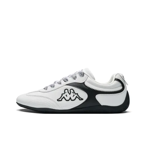 KAPPA Спина к Спине Устойчивая к истиранию Низкая Обувь для бега Унисекс Классическая Белая