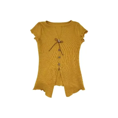 CHARM GLOW Желтые Женские Футболки