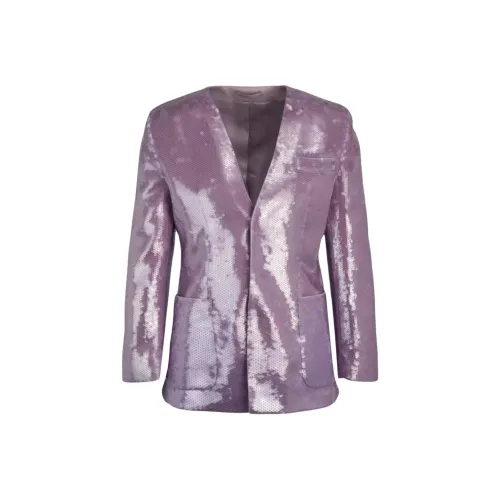 GUCCI Бизнес-костюм мужской фиолетовый