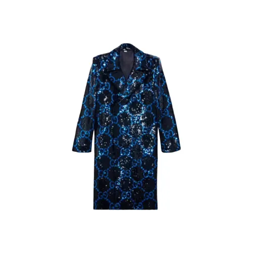 GUCCI Мужское черное пальто