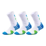 Баскетбольные носки, белый, синий, зеленый, упаковка из 3 пар.