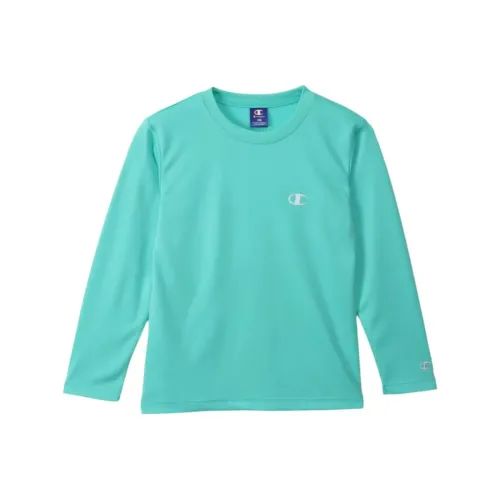 Champion T-Shirt Синий Зеленый Детский