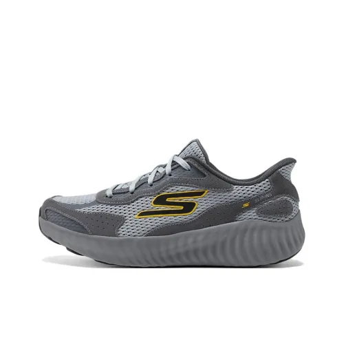 Skechers MEN'S GO Беговые кроссовки Низкий топ Серый Мужской