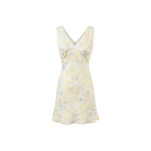 TSKIU Лимон Женские Платья без рукавов