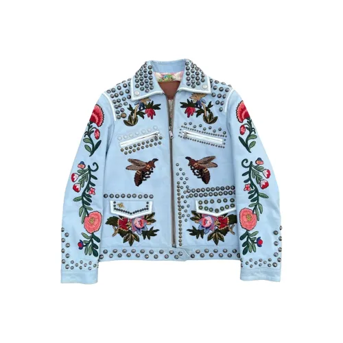 GUCCI Куртки и Пальто Женские Синие