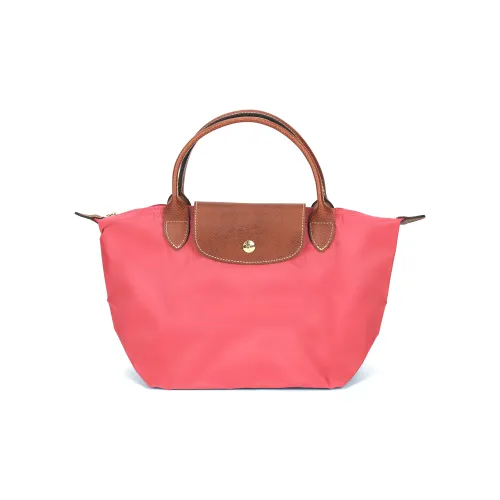 LONGCHAMP Le Pliage Холст Сумка-пельмени Сумка Маленькая Женская Персиково-розовая