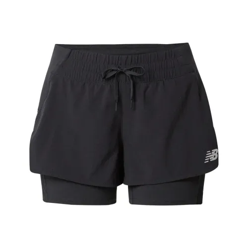New Balance Черные Женские Спортивные Шорты