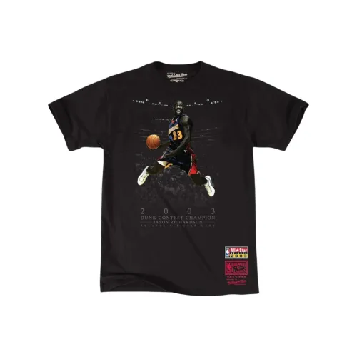 MITCHELL NESS T-Shirt Мужской Черный