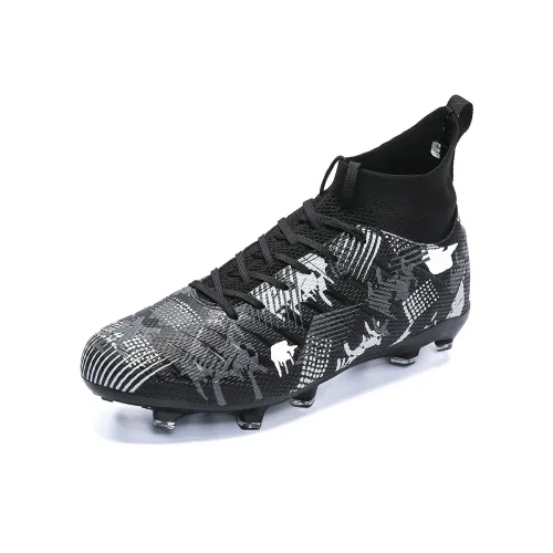 LONGDUIZHANG Футбольные бутсы Высокие YZ8699 Черные [Легкий Отскок] Мужские