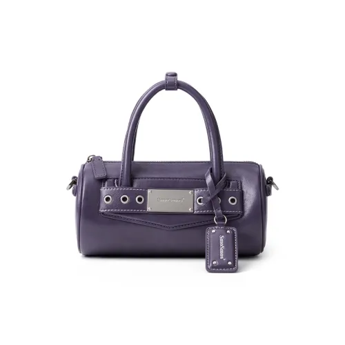 MCMIKO Коровья кожа с синтетической кожей сумка маленькая женский мел фиолетовый