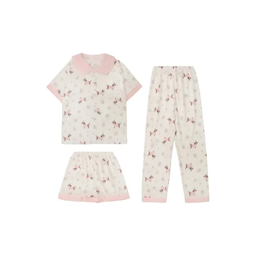 QIAOYUN Такса Женские Пижамные комплекты