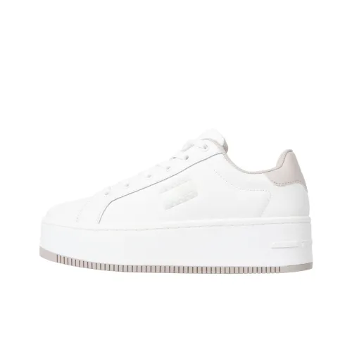 Tommy Hilfiger Zapatillas Low Топ Кроссовки для скейтбординга Женские Белые