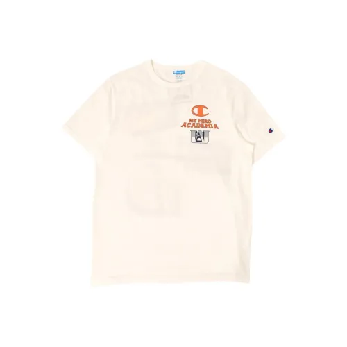 BAIT X Champion X My Hero Acadamia T Рубашка Мужская Белая
