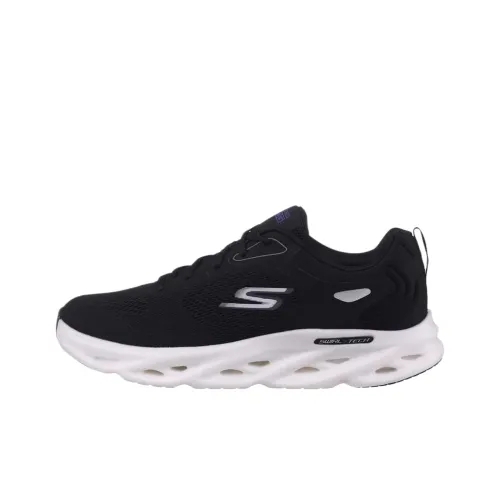 Skechers GO RUN Swirl Tech Speed Low Топ Беговые кроссовки Мужской Черный