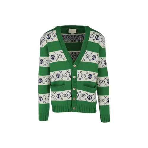 GUCCI Зеленый Мужской Трикотаж