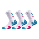 Баскетбольные носки Белые, Синие, Розовые, упаковка из 3 пар.