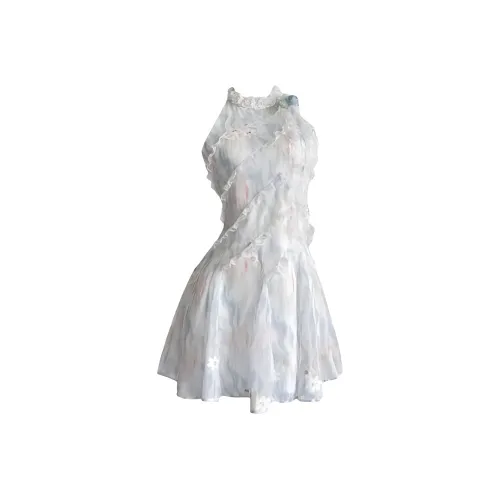 TSKIU Изумруд Женские Платья без рукавов