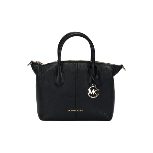 MICHAEL KORS Коровья кожа с искусственной кожей через плечо маленькая женская черная