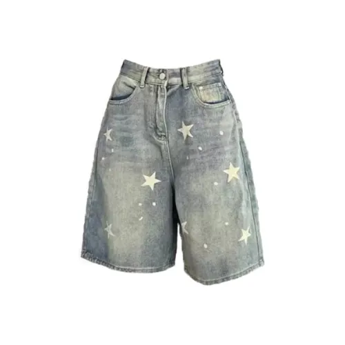 NFV Синие Женские Джинсовые Шорты