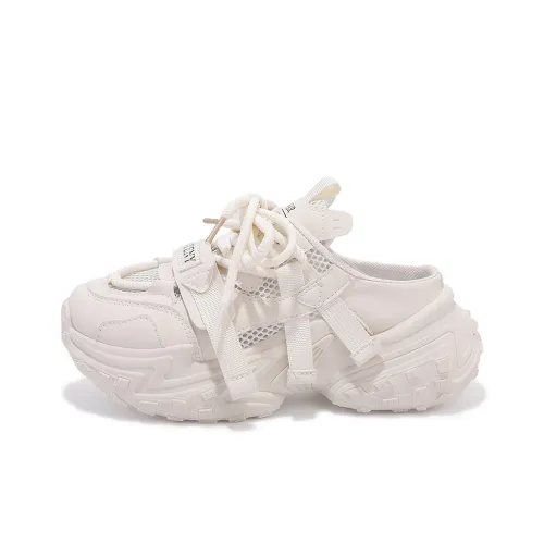 Miss Zhang Износостойкие Домашние тапочки Женские Бежевые