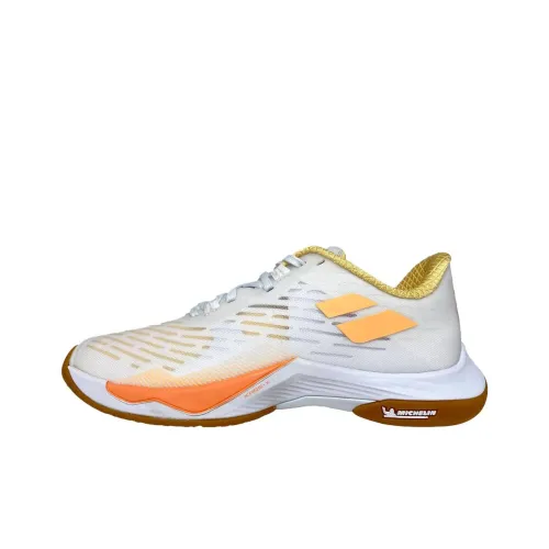 Babolat Теннисные кроссовки Low Top Белый Желтый Женские