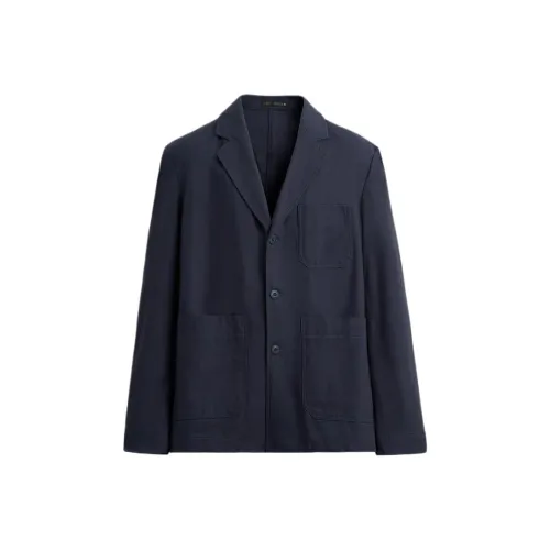 ZARA Синий Мужской Деловой костюм