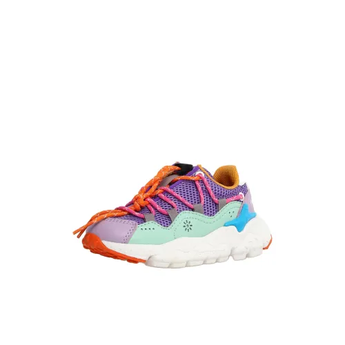 FLOWER MOUNTAIN Устойчивый к истиранию Низкий Топ Детские Лайфстайл Обувь Фиолетовый Детский