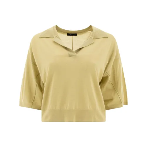 SOEUR Поло Женское Хаки Зеленый