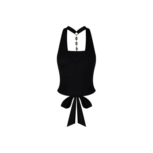 Nathania Черные Женские Камисоли