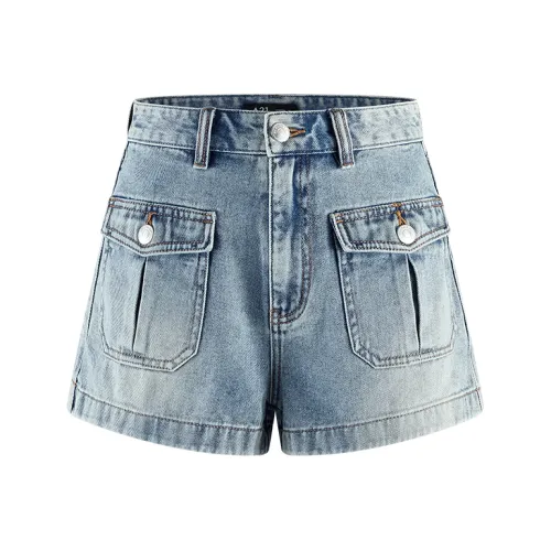 A21 Небесно-голубые Женские Джинсовые Шорты