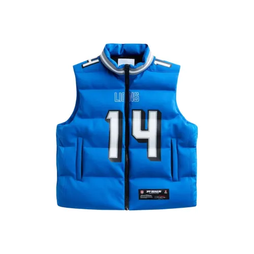 CLOUD SEASON Синие Унисекс Жилеты