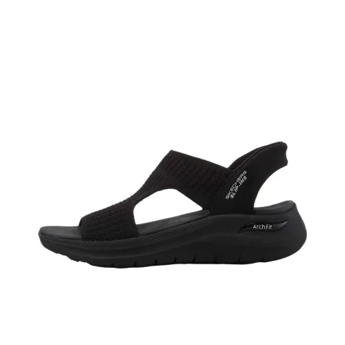 Skechers ARCH FIT 2,0 One Ремешок Сандалии Низкий каблук <3 см Женские Черные