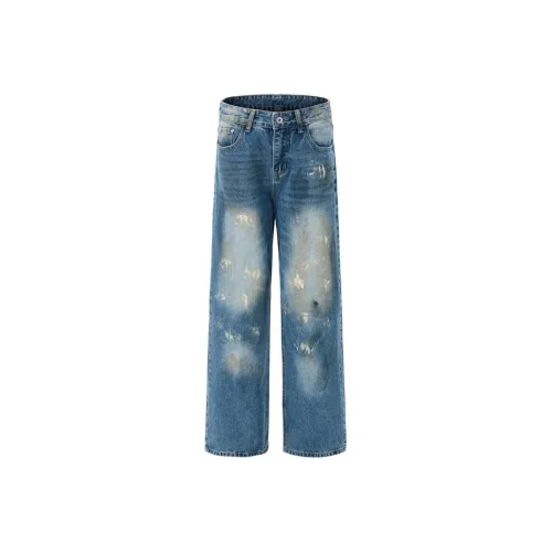 PANDA ADEVIL Синий Мужские Джинсы