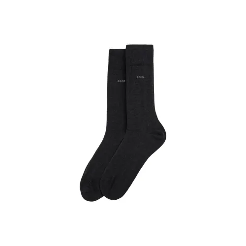 Hugo Boss Темно-серые мужские носки до колена